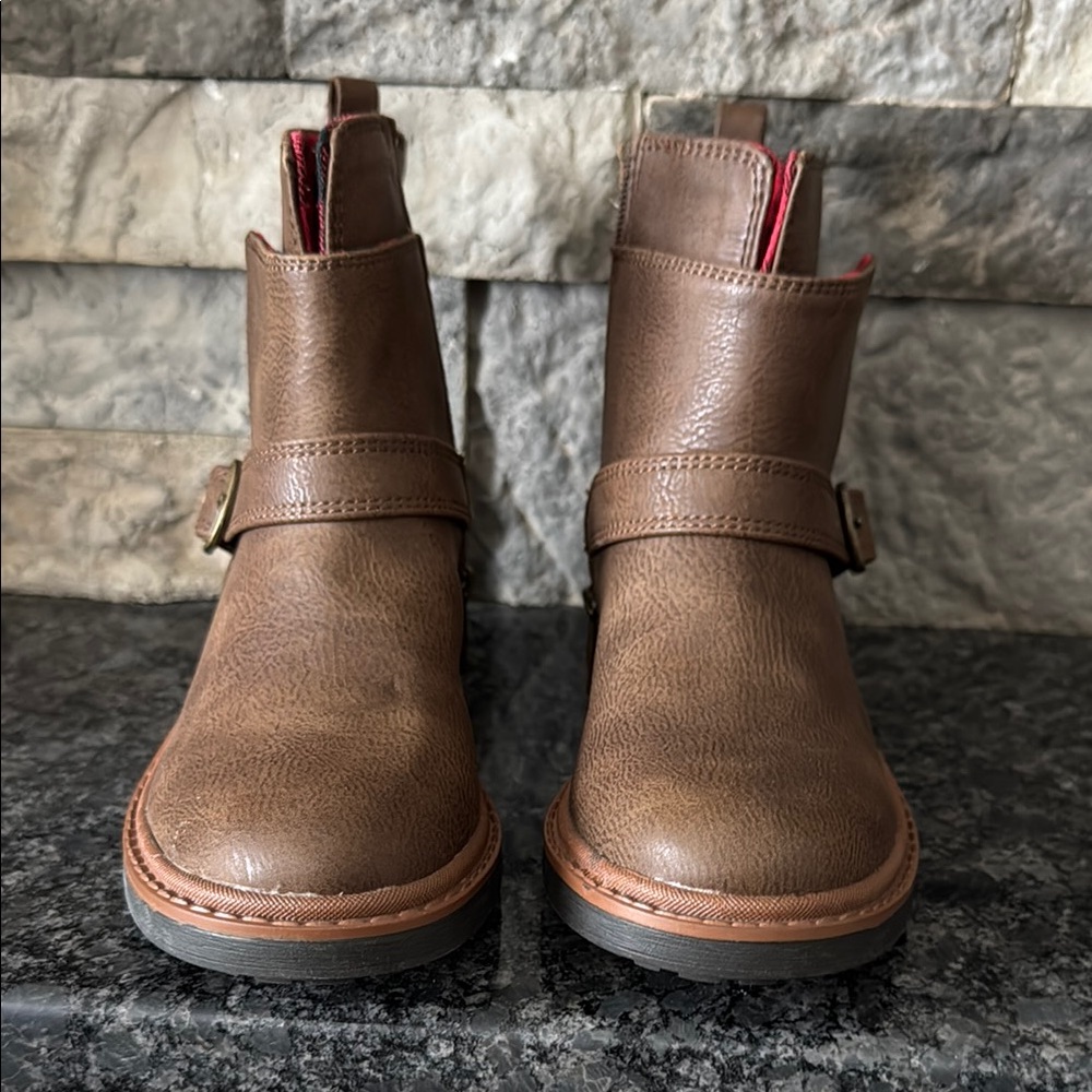 Lucky Brand Brown Leather Boots